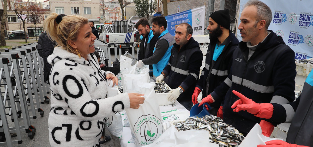 Gaziosmanpaşa Belediyesinden İftar Sofralarına Balık İkramı