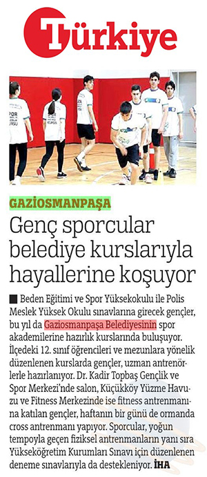 Genç sporcular belediye kurslarıyla hayallerine koşuyor