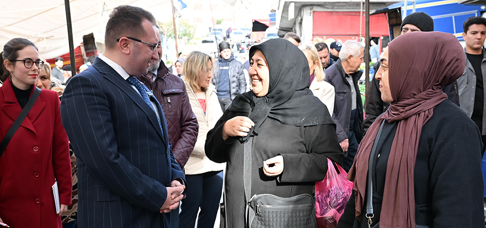 Başkan Bahçetepe, Pazar Ziyaretlerine Devam Ediyor