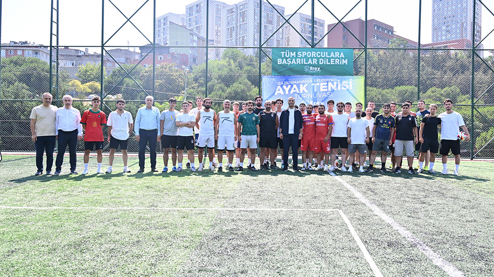 Gaziosmanpaşa’da Ayak Tenisi Turnuvası Heyecana Sahne Oldu