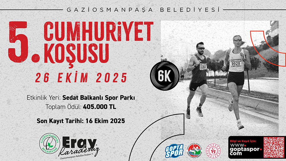 Gaziosmanpaşa Belediyesi Cumhuriyet Koşusu’nda Geri Sayım Başladı