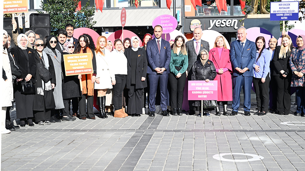 Gaziosmanpaşa, Kadına Şiddete Karşı Tek Yürek Oldu