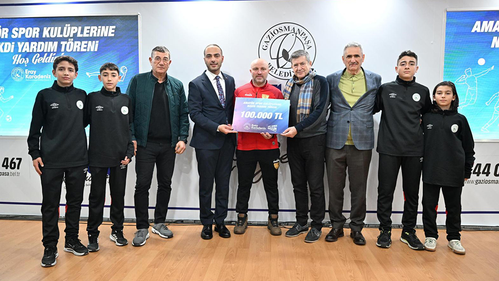 Gaziosmanpaşa Belediyesi’nden Spor Kulüplerine 2,5 Milyon Liralık Nakdi Destek