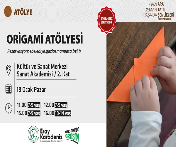 ORİGAMİ ATÖLYESİ