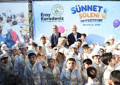 GAZİOSMANPAŞA’DA 500’E YAKIN ÇOCUĞUN SÜNNET HEYECANI ŞÖLENE DÖNÜŞTÜ