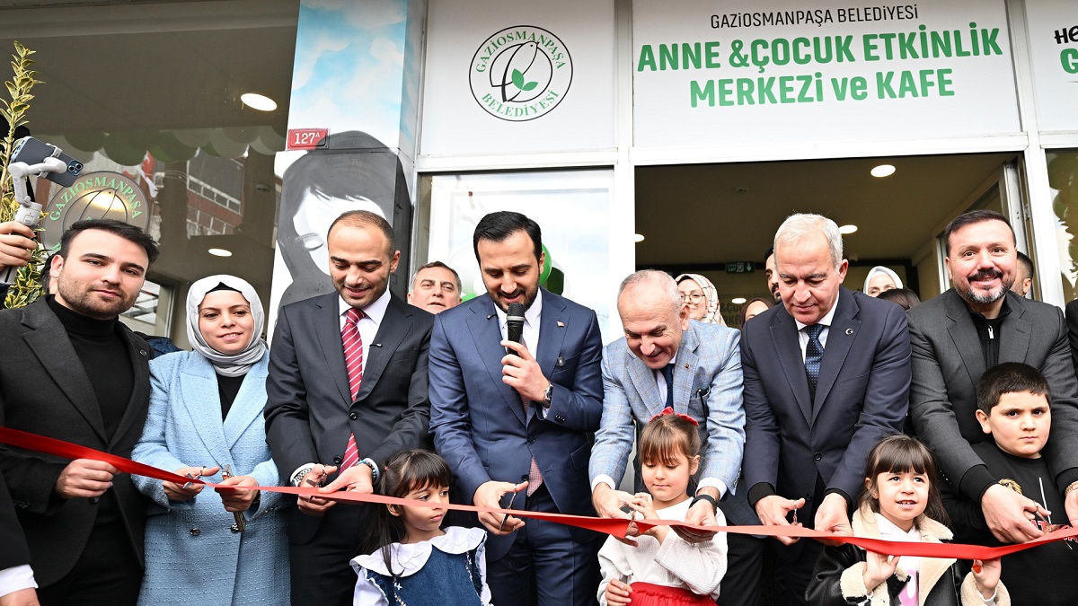 Gaziosmanpaşa Belediyesi’nden Aile Odaklı Hizmet: Anne & Çocuk Etkinlik Merkezi ve Kafe Açıldı